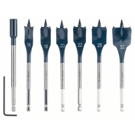 Bosch Flachfräsbohrer-Set Self Cut Speed 7-teilig 16 - 32 mm 2608587009