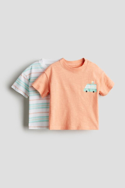2-pack Printed Cotton T-shirts