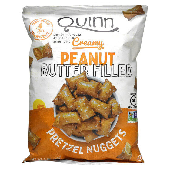 Сухарики rастительные, Производитель Quinn Snacks - Cheezy Style Filled, 5.8 унций (164 г)