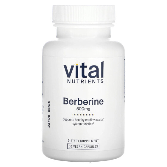 Berberine, 500 mg, 60 Vegan Capsules
