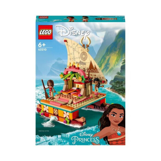 Игрушка-конструктор LEGO Disney Princess 43210 "Лодка Моаны" со смоляной куклой