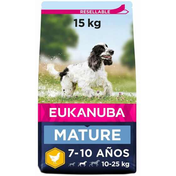 Фураж для собак Eukanuba MATURE Взрослые с курицей 15 кг