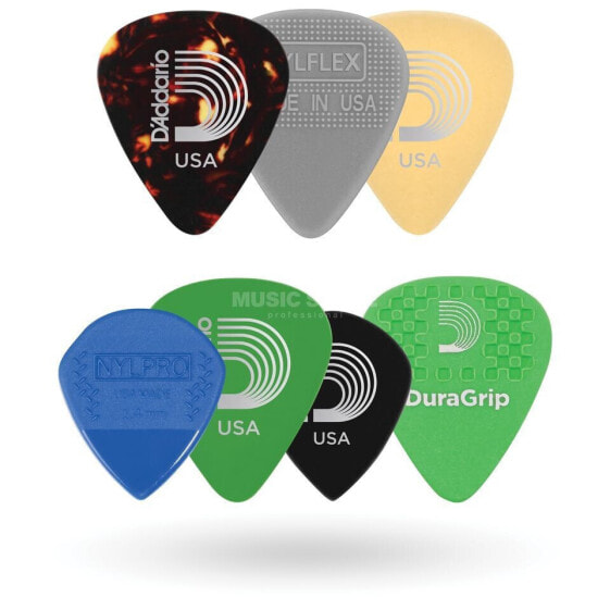 D'Addario Variety Pack Picks medium 5 Set