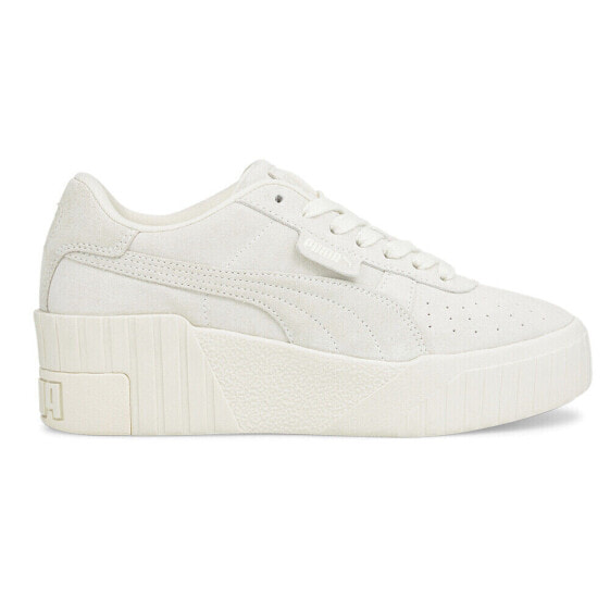 Puma Cali Wedge Tonal Platform Womens White Sneakers Casual Shoes 38524801