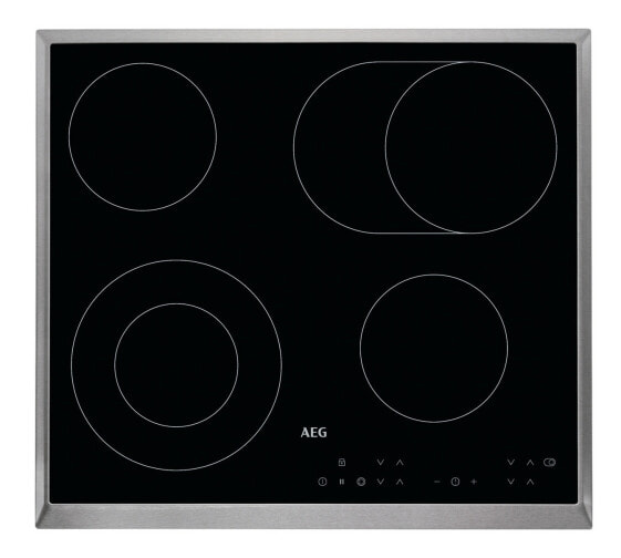 AEG Power Solutions HK634060XB - Black - Built-in - Ceramic - Ceramic - 4 zone(s) - 4 zone(s)