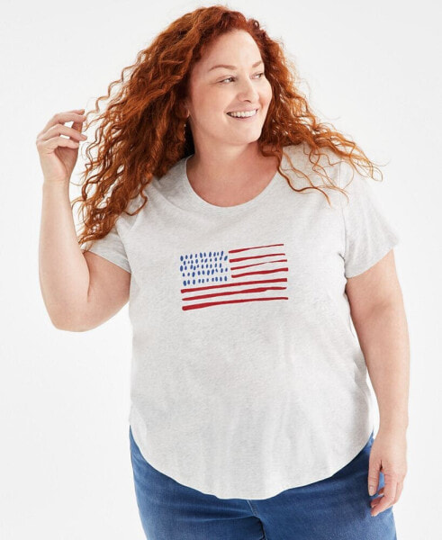 Plus Size Graphic T-Shirt, Created for Macy's