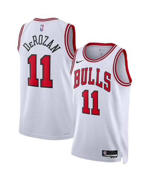 Men's and Women's DeMar DeRozan White Chicago Bulls Swingman Jersey - Association Edition