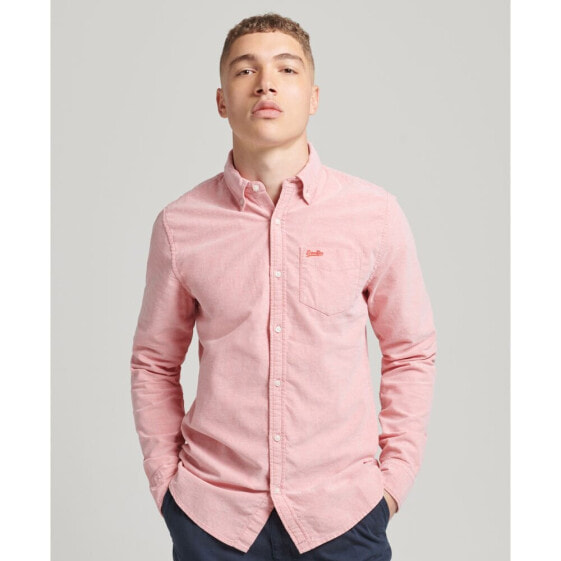 SUPERDRY Cotton Oxford long sleeve shirt