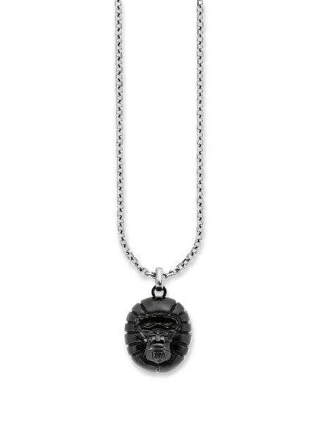 Save Brave SBN-TITUS-BK Mens Necklace 50cm, adjustable