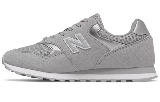 Кроссовки женские New Balance NB 393 серый-серебристый