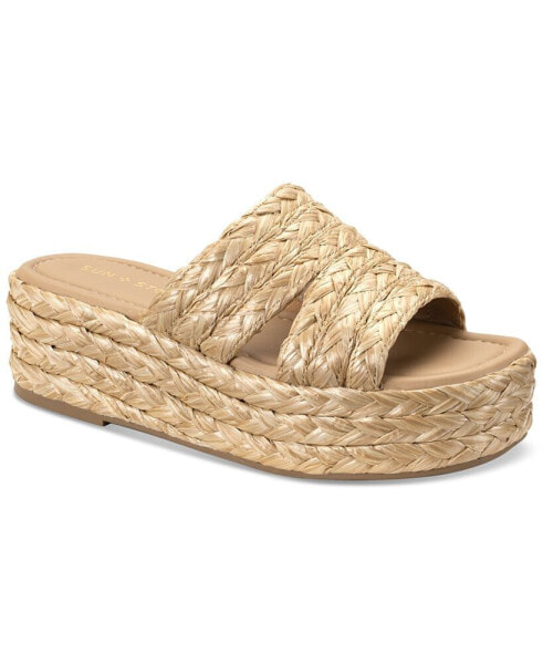 Women's Olinkaa Woven Slide Espadrille Wedge Sandals, Created for Macy's