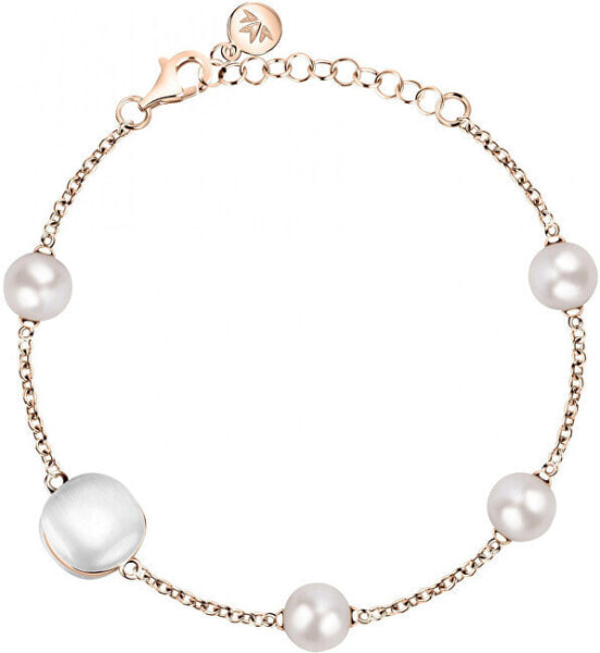 Bronze bracelet with pearls Gemma Perla SATC08
