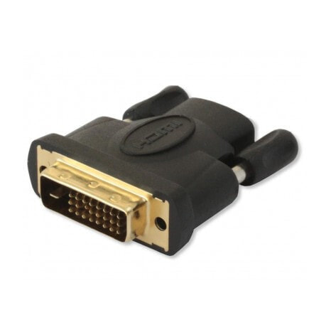 Techly IADAP-DVI-HDMI-F - DVI-D - HDMI - Black