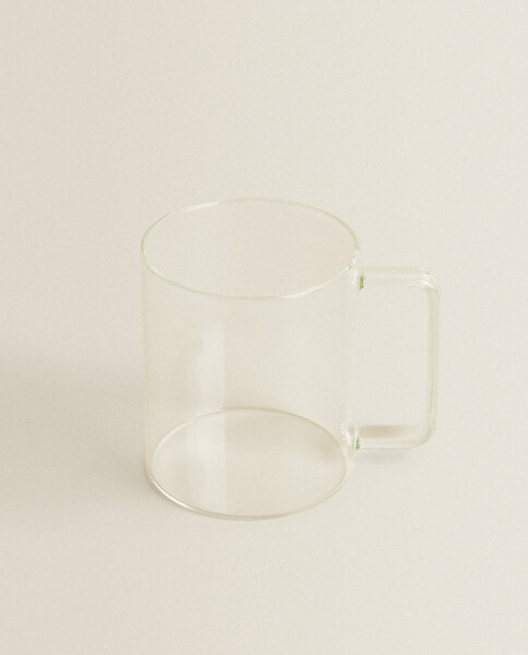 Borosilicate glass mug