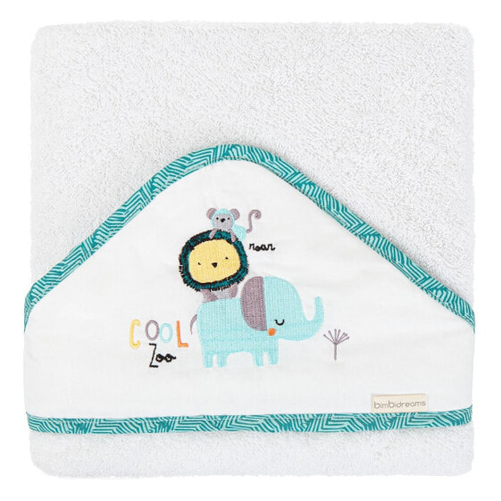 BIMBIDREAMS Cool Zoo Hooded Towel 100X100 cm