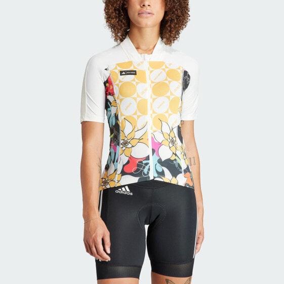 adidas women Rich Mnisi x The Cycling Short Sleeve Jersey