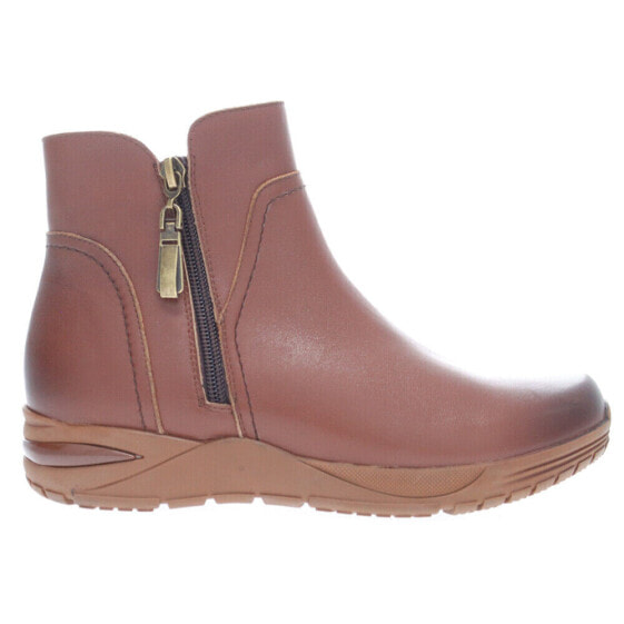 Propet Delphi Zip Up Womens Brown Casual Boots WFA006LBR