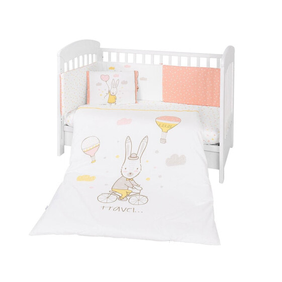 KIKKABOO 6 Piece Bed 60/120 cm Rabbits In Love