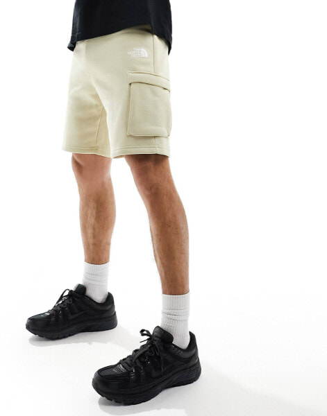 The North Face Icons cargo jersey shorts in beige