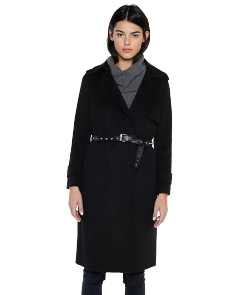 Women's Cashmere Wool Double-faced Overcoat