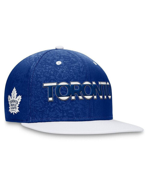 Men's Blue, White Toronto Maple Leafs Authentic Pro Rink Two-Tone Snapback Hat