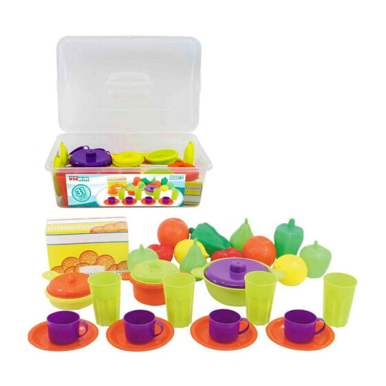 VICAM TOYS Briefcase Fruit And Vegetables Educational Toy