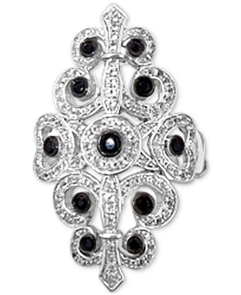 Кольцо Macy's Black & White Diamond Statement