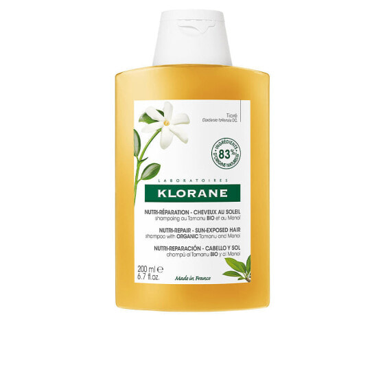 Klorane Monoi Sun Radiance Hair Care Питательный и восстанавливающий шампунь 200 мл
