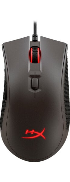 HP HyperX Pulsefire FPS Pro - Gaming Mouse (Gunmetal) - Ambidextrous - Optical - USB Type-A - 16000 DPI - Black