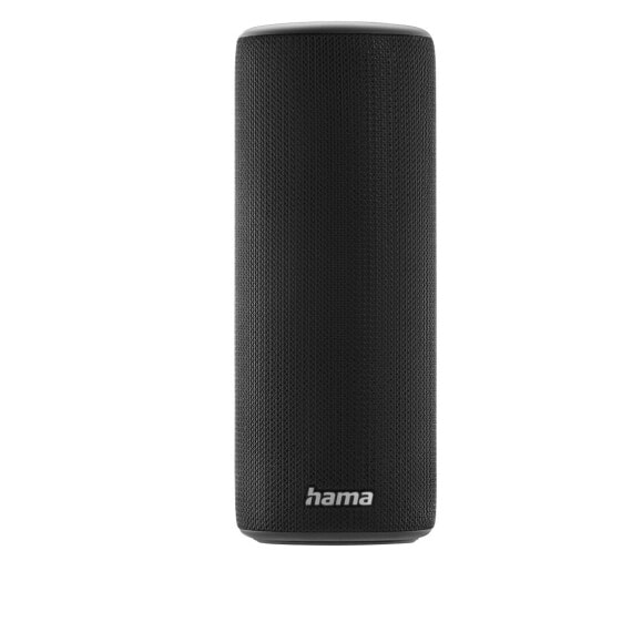 Hama Pipe 3.0, 24 W, Kabellos, 10 m, USB Typ-C, Tragbarer Stereo-Lautsprecher, Schwarz