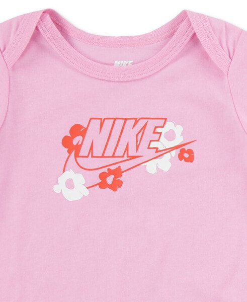 Комплект для малышей Nike Комбинезон и Цветочные Леггинсы
