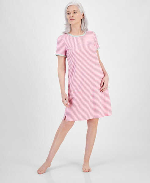 Women's Short-Sleeve Sleep Shirt, Created for Macy's