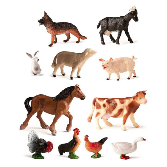 Игрушечные фигуры Miniland Animal Figures Farm из серии Farm Animals (Фермерские животные)