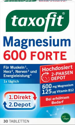 Magnesium 600 Forte Depot Tabletten 30 St, 51,2 g