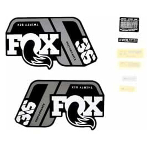 FOX 34 SC P-S Gray 2021 Fox Fork Stickers