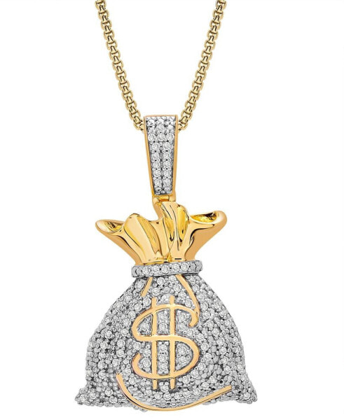 Подвеска Macy's Diamond MoneyBag 22 Gold-Plated