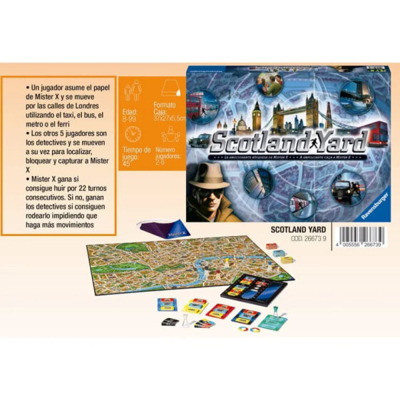 RAVENSBURGER Scotland Yard Spanish Board Game