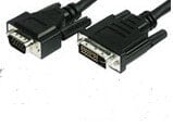 Кабель MicroConnect DVI-I - VGA (D-Sub) 3 м Male/Male черный