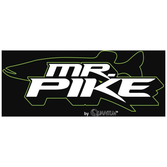 Наклейка декоративная QUANTUM FISHING Mr. Pike размером 14,8х7,2 см.