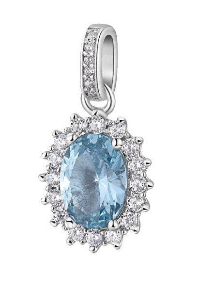Elegant silver pendant Fancy Cloud Light Blue FCL15