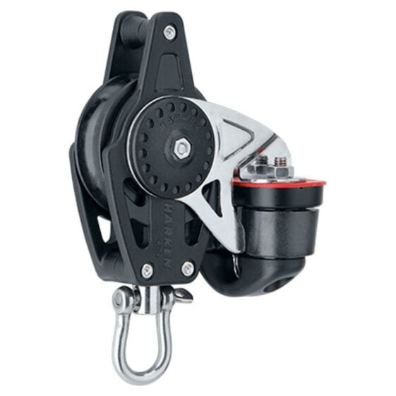HARKEN Carbo Block 40 mm With Cam Cleat And Becket Pulley