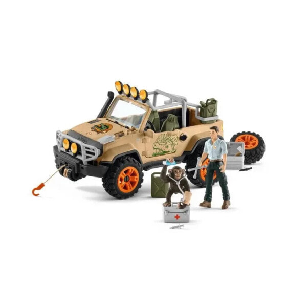 Schleich - Gelndewagen mit Seilwinde - 42410