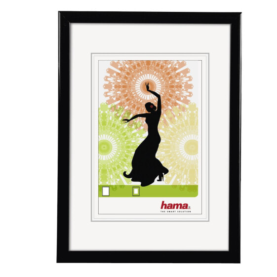 Hama Madrid - Plastic - Black - Single picture frame - 15 x 20 cm - Rectangular - Reflective