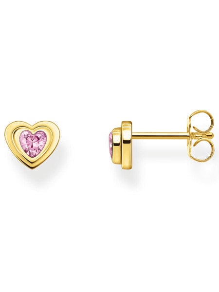 Thomas Sabo Earrings heart pink H2271-414-9