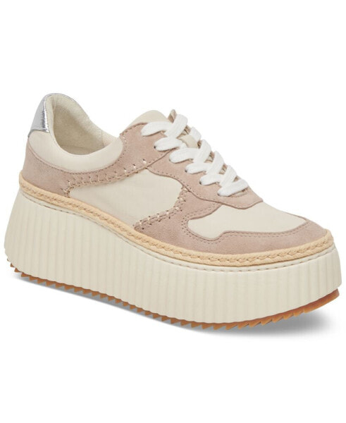 Women's Dandi Woven Lace-Up Platform Sneakers