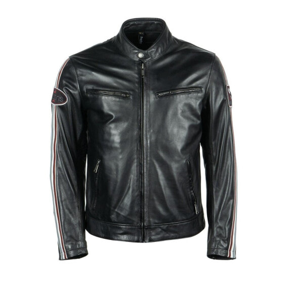 HELSTONS Aniline Race leather jacket