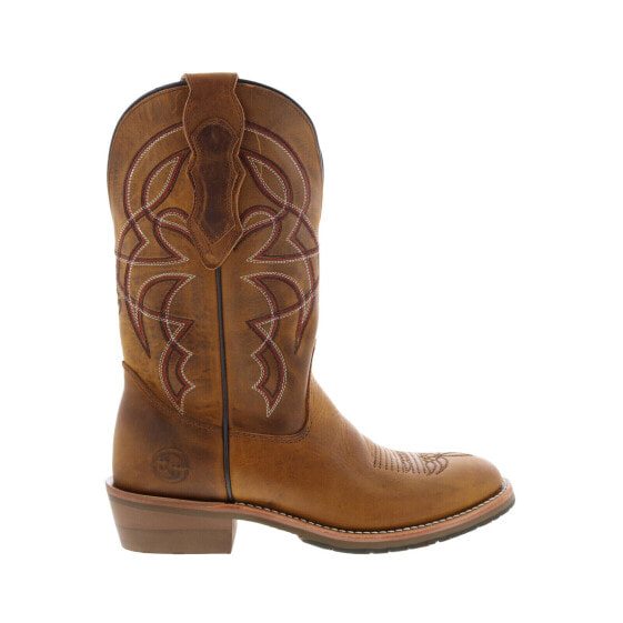 Double H Toscosa R Toe Roper 11" DH8552 Mens Brown Cowboy Western Boots