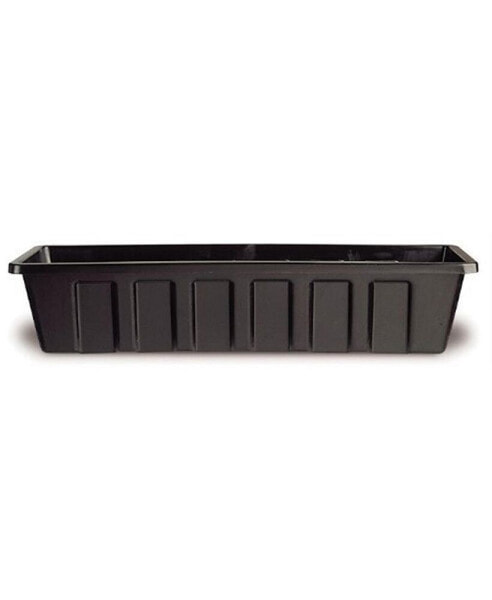 Manufacturing Polypropylene Flower Box Planter/Liner, Black, 18" L