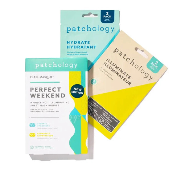 Patchology Perfect Weekend Kit Набор тканевых масок для лица