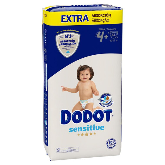 DODOT Extra Sensitive Size 4 52 Units Diapers